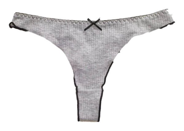 Women's Cotton Thong Panties - Set of 5 Comfortable Styles 4 Women's Cotton Thong Panties - Set of 5 Comfortable Styles Detail of Women's Cotton Thong Panties Set of 5