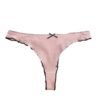 Back View of Women's Cotton Thong Panties Set of 5