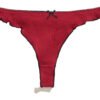 Close-Up of Women's Cotton Thong Panties Set of 5