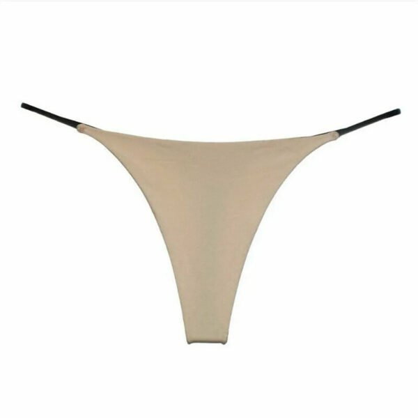 Seamless Thong Underwear For Women 26 Seamless Thong Underwear For Women LuckeLadybug LLC seamless thong underwear for women in beige with a comfortable and smooth design