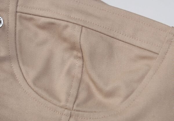 Womens Corset Crop Top Trendy Fashion Style 49 Womens Corset Crop Top Trendy Fashion Style Beige women's corset crop top with structured design and elegant stitching details