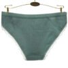 LuckeLadybug women's cotton hipster underwear in teal with lace trim for comfort and style