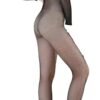 LuckeLadybug women's fishnet jumpsuit in black with long sleeves and form-fitting design