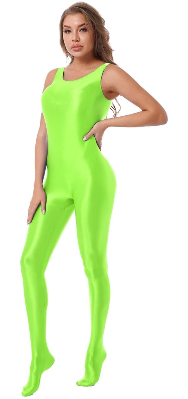 Womens Full Body Bodysuit For Fashion Styles 43 Womens Full Body Bodysuit For Fashion Styles LuckeLadybug women's full body bodysuit in vibrant green with sleek fitting design for a bold look