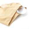 LuckeLadybug LLC women's hip lifting panties in beige with a padded insert for enhanced shaping