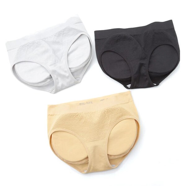 Womens Hip Lifting Panties In Multiple Colors 20 Womens Hip Lifting Panties In Multiple Colors Set of women's hip lifting panties in white, black, and beige for enhanced comfort and style