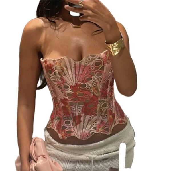 Womens Lace Corset Top For Stylish Looks 23 Womens Lace Corset Top For Stylish Looks Stylish women's lace corset top in vibrant colors, perfect for trendy outfits