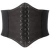 LuckeLadybug women's leather corset belt with decorative lace-up design for a stylish waistline