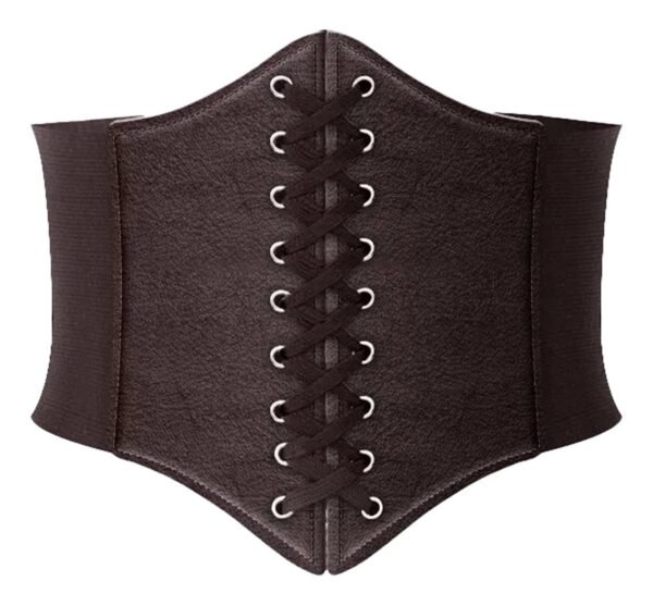Womens Leather Corset Belt for Style 8 Womens Leather Corset Belt for Style LuckeLadybug women's leather corset belt with lace-up design for a stylish look