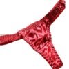 Womens Low Waisted Thongs Stylish Comfort 10 Womens Low Waisted Thongs Stylish Comfort Satin red women's low waisted thongs with ruched details for a stylish and comfortable fit