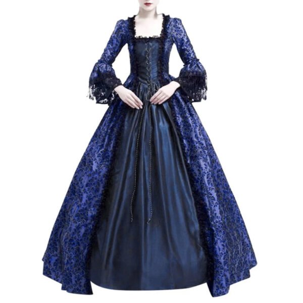 Womens Medieval Cosplay Dress Corset Style 26 Womens Medieval Cosplay Dress Corset Style womens medieval cosplay dress blue vintage style