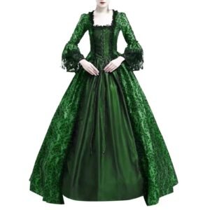 Womens Medieval Cosplay Dress Corset Style