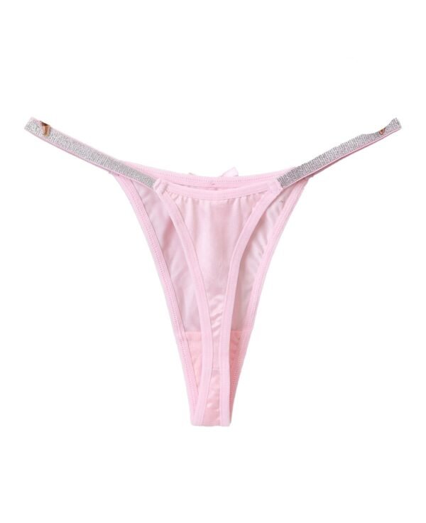 Womens Thong Briefs Stylish Comfort 27 Womens Thong Briefs Stylish Comfort LuckeLadybug women's thong briefs in soft pink with comfortable elastic straps