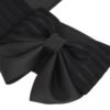 Women's wide bow belt with a stylish black design, perfect for enhancing outfits and adding elegance
