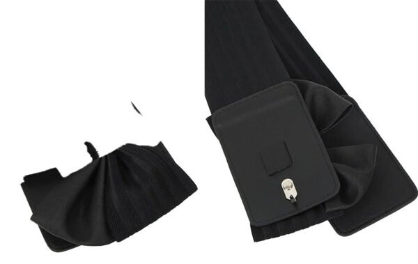 Womens Wide Bow Belt Fashion Statement 16 Womens Wide Bow Belt Fashion Statement LuckeLadybug women's wide bow belt in black with adjustable fit and stylish design