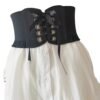 Womens Wide Corset Belt for Fashion Style 22 Womens Wide Corset Belt for Fashion Style Women's wide corset belt by LuckeLadybug LLC with stylish lace-up detail and elastic design